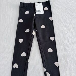 H&M heart leggings